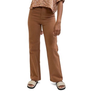 Women's Rhythm Lounge Jeans 2021, 4 Brown, Cotton